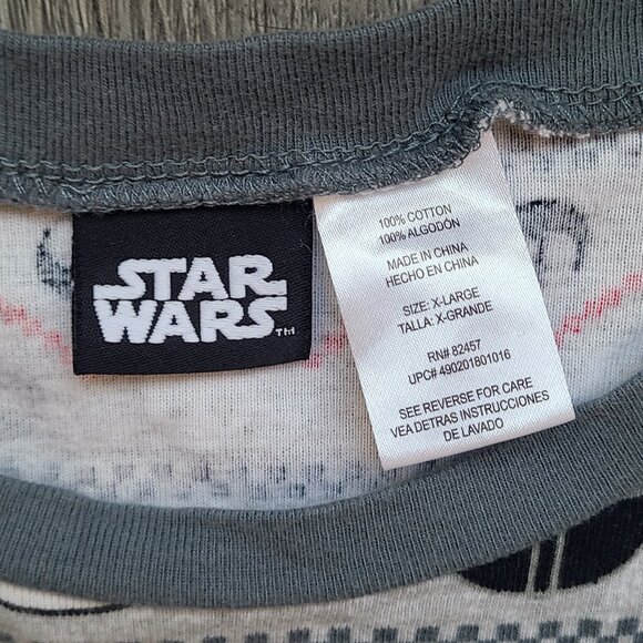 Star Wars Empire Storm Troopers / Darth Vader 2 piece pajama set, size Youth XL - Picture 5 of 8